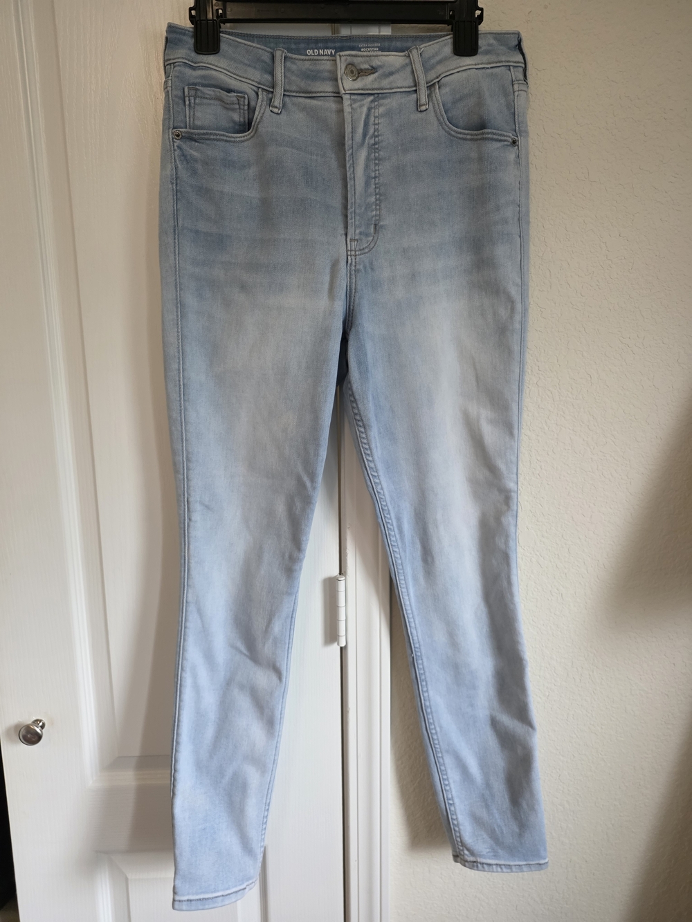 Old Navy Pale Blue High-Rise Skinny Jeans